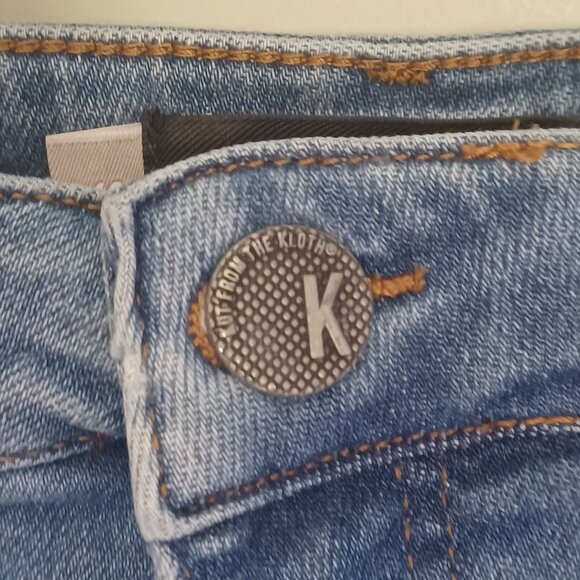 Kut from the Cloth Jeans Womens 10 Relaxed High Waisted Med Wash Ankle Stretch - Picture 6 of 13